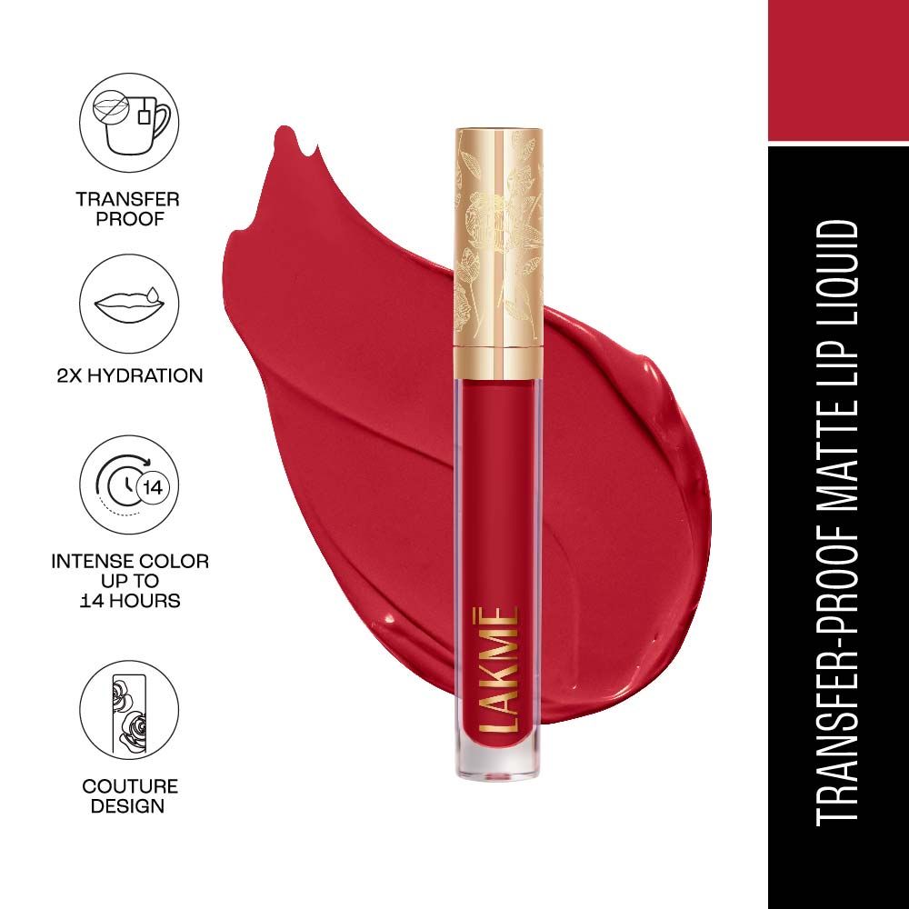 Lakme Rouge Bloom Matte Lip Liquid