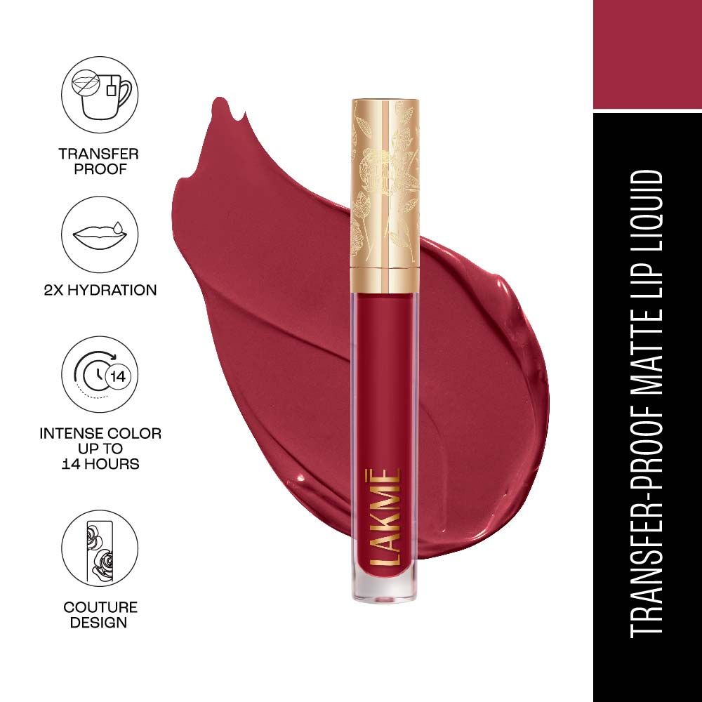 Lakme Rouge Bloom Matte Lip Liquid
