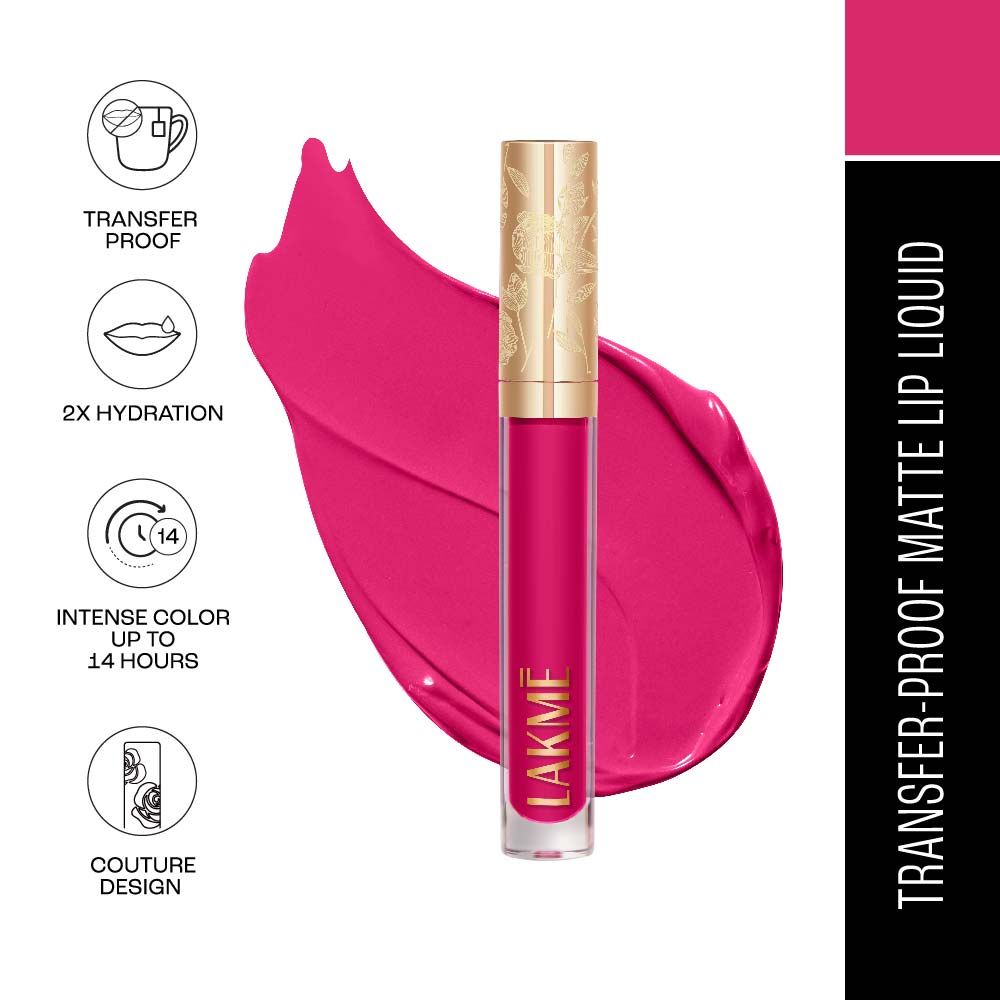 Lakme Rouge Bloom Matte Lip Liquid