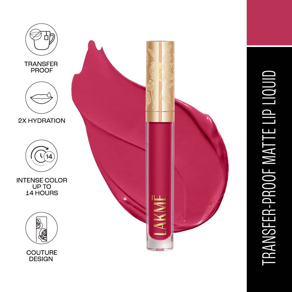 Lakme Rouge Bloom Matte Lip Liquid