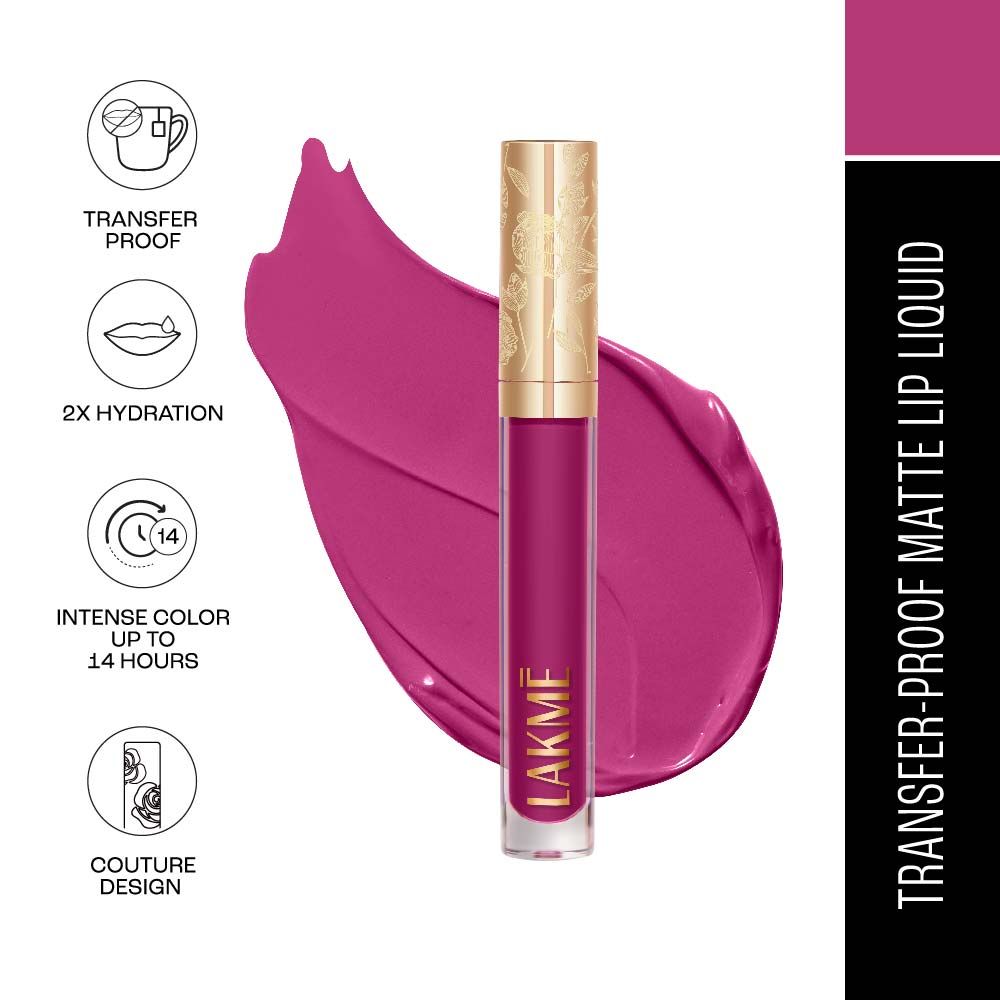 Lakme Rouge Bloom Matte Lip Liquid