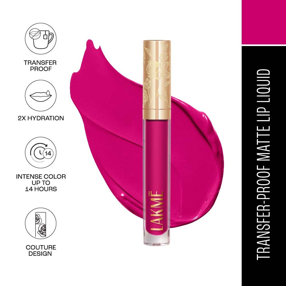 Lakme Rouge Bloom Matte Lip Liquid