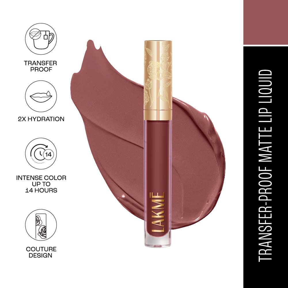 Lakme Rouge Bloom Matte Lip Liquid