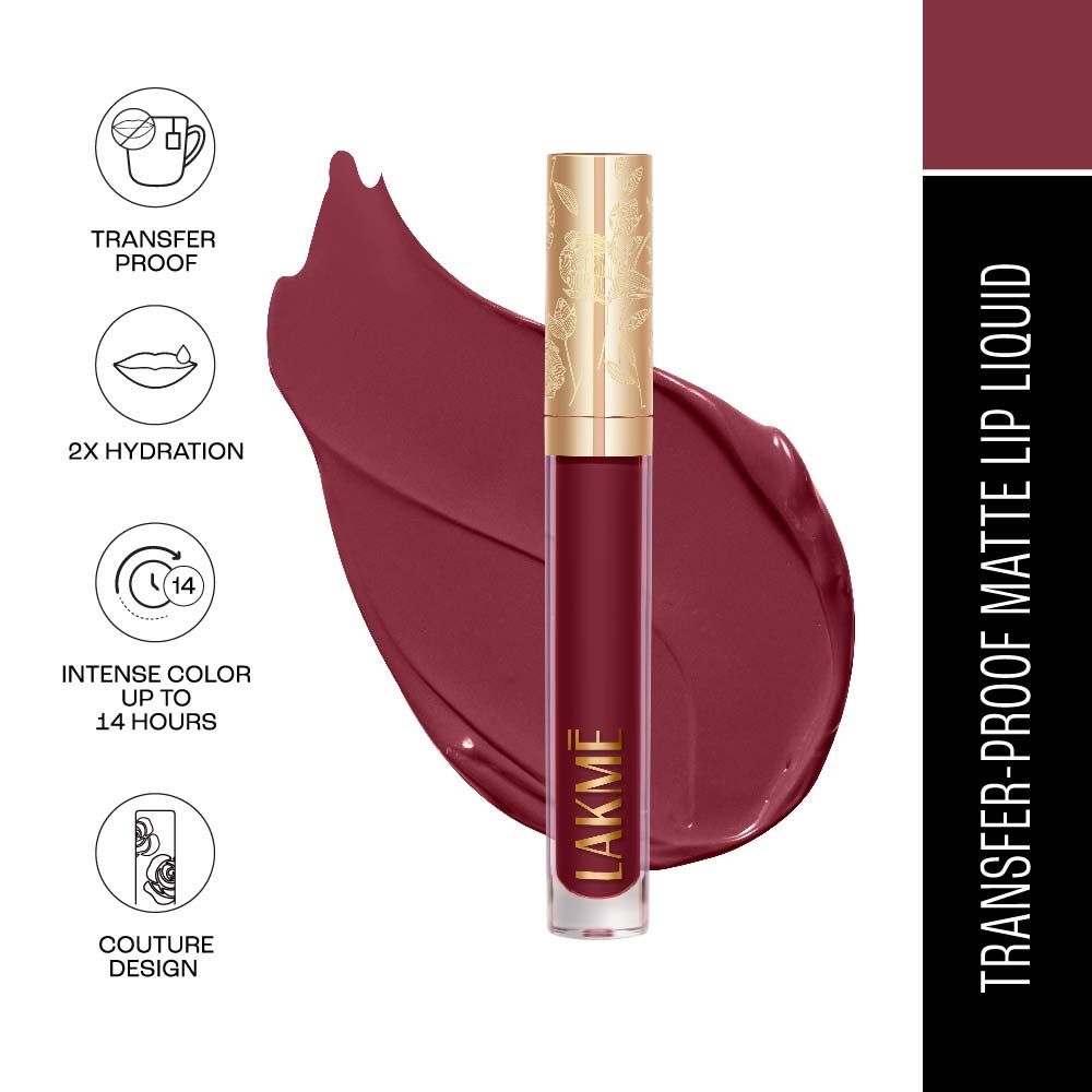Lakme Rouge Bloom Matte Lip Liquid