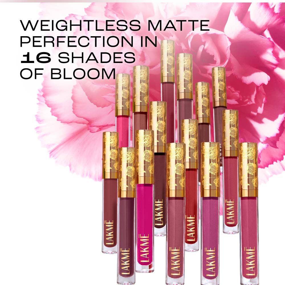 Lakme Rouge Bloom Matte Lip Liquid