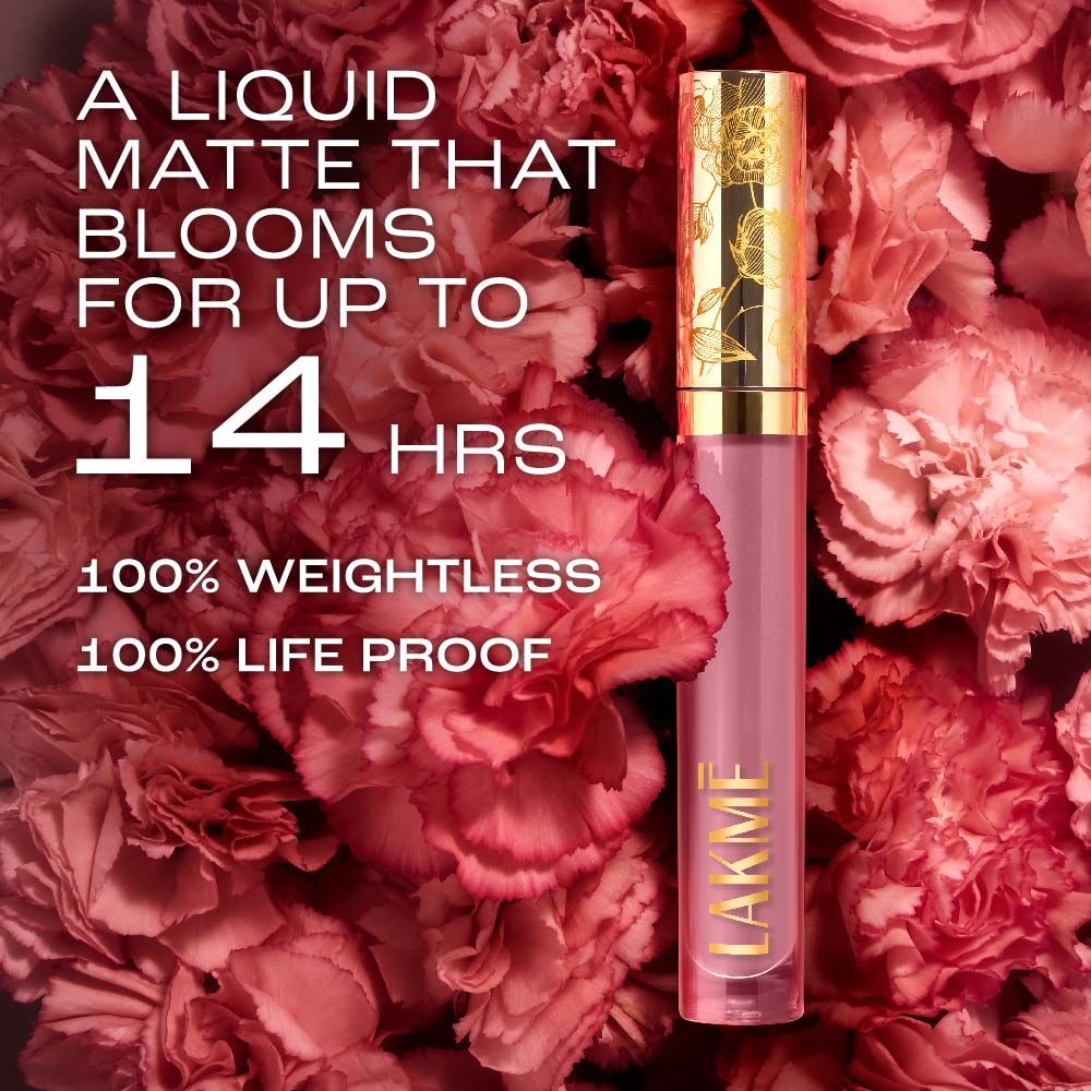 Lakme Rouge Bloom Matte Lip Liquid