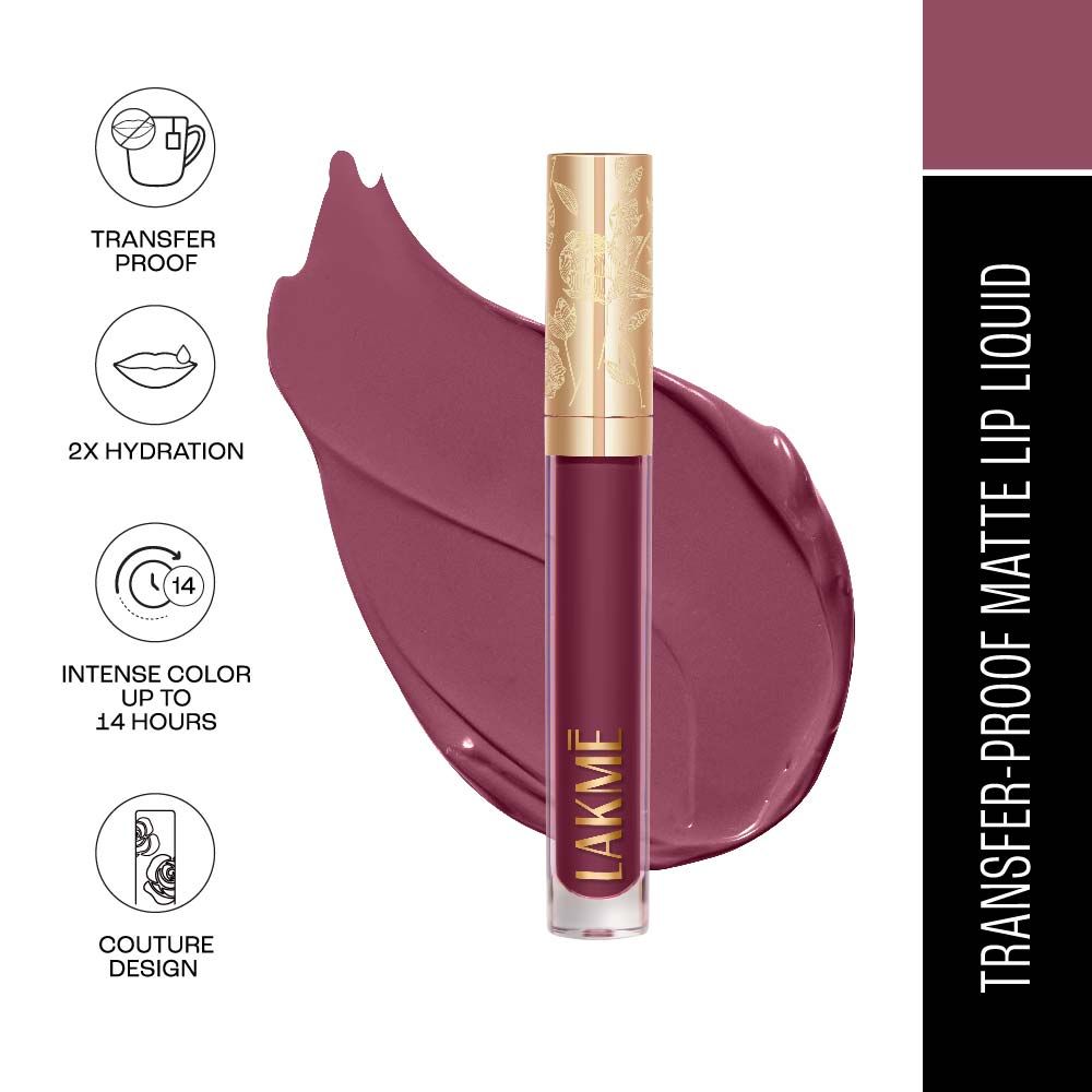 Lakme Rouge Bloom Matte Lip Liquid