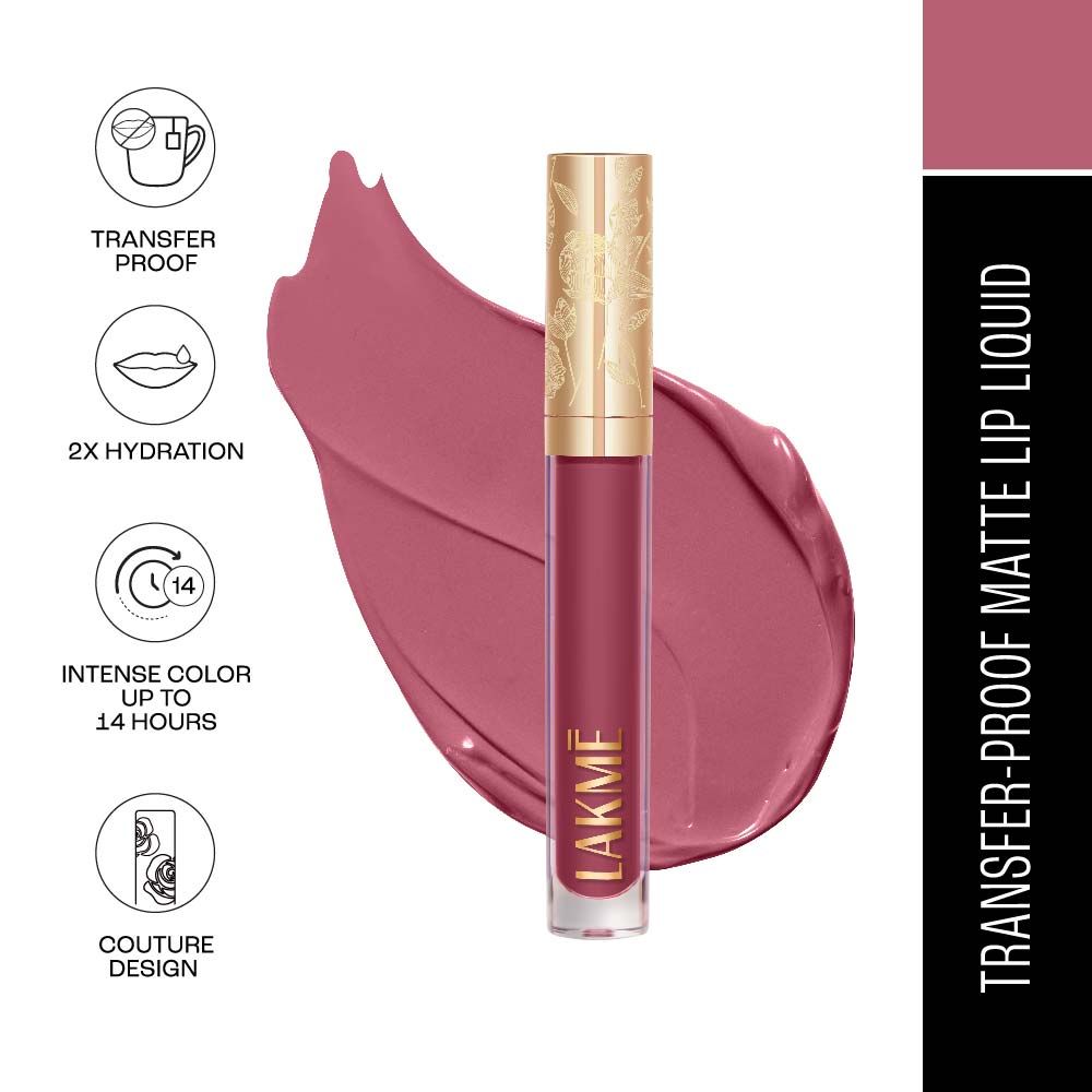 Lakme Rouge Bloom Matte Lip Liquid