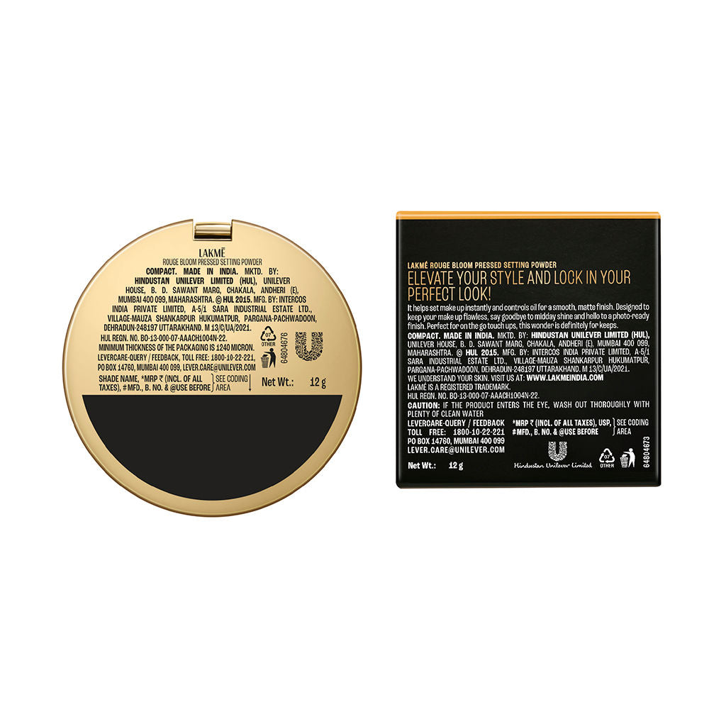 Lakme Showstopper Collection Rouge Bloom Setting Powder