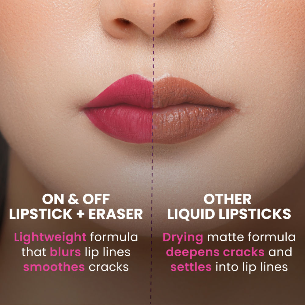 Typsy Beauty ON 'n' OFF Lipstick And Eraser