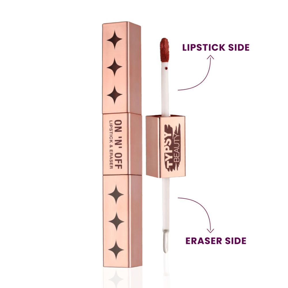 Typsy Beauty ON 'n' OFF Lipstick And Eraser