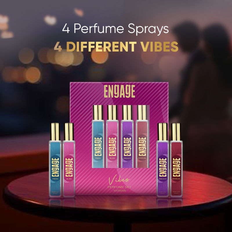 Engage Vibes Perfume Spray Set For Women