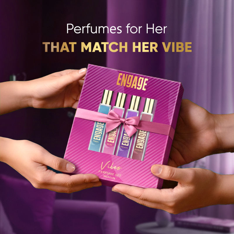 Engage Vibes Perfume Spray Set For Women