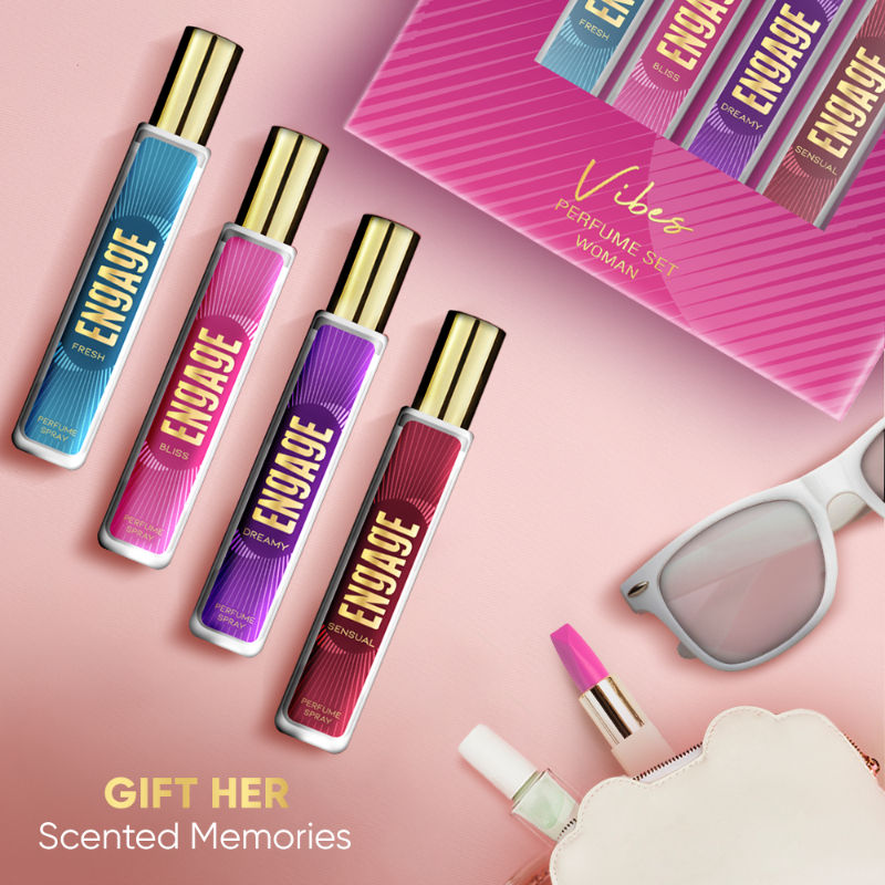 Engage Vibes Perfume Spray Set For Women