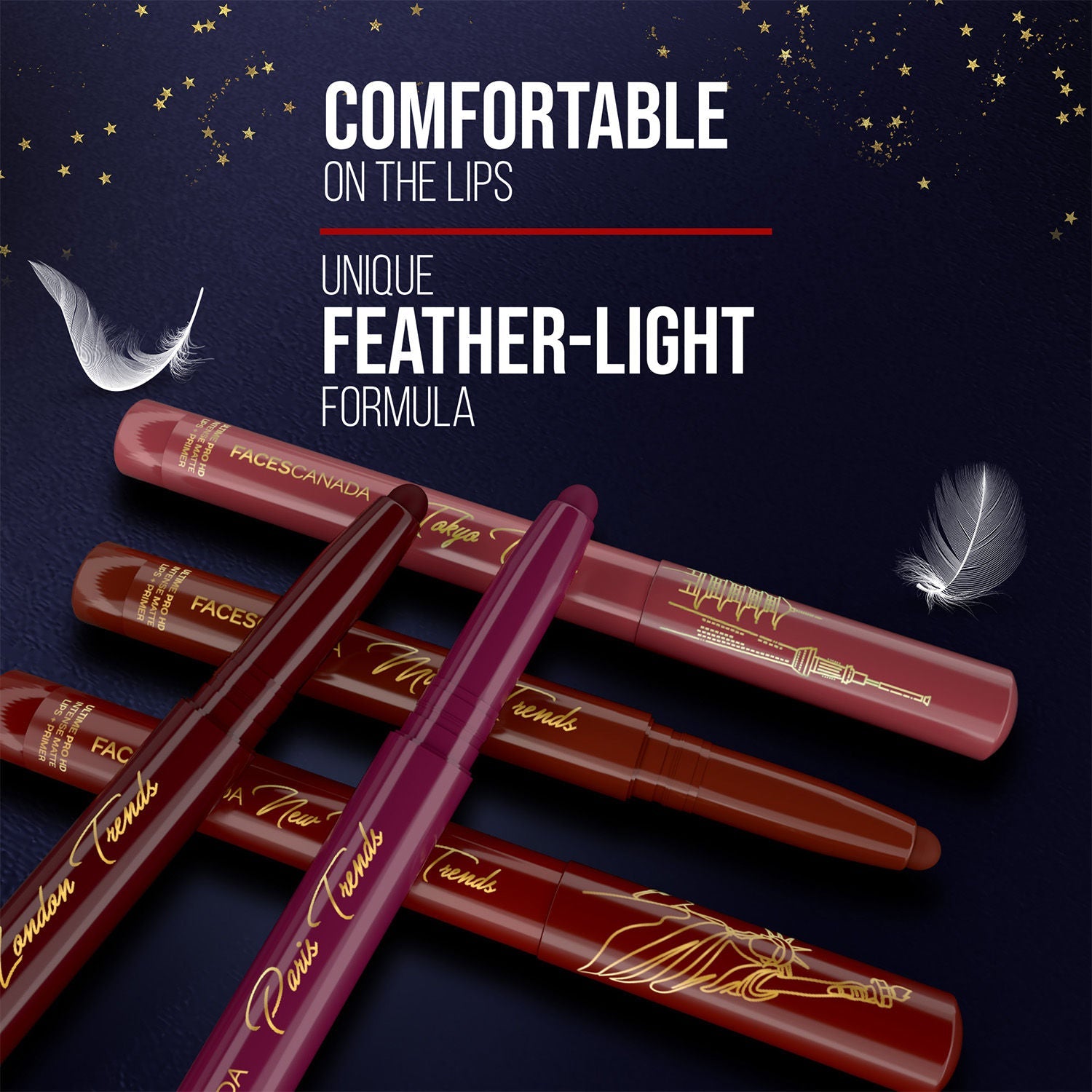 Faces Canada Ultime Pro HD Intense Matte Lips + Primer - Vibe Check N06, 9HR Long Stay