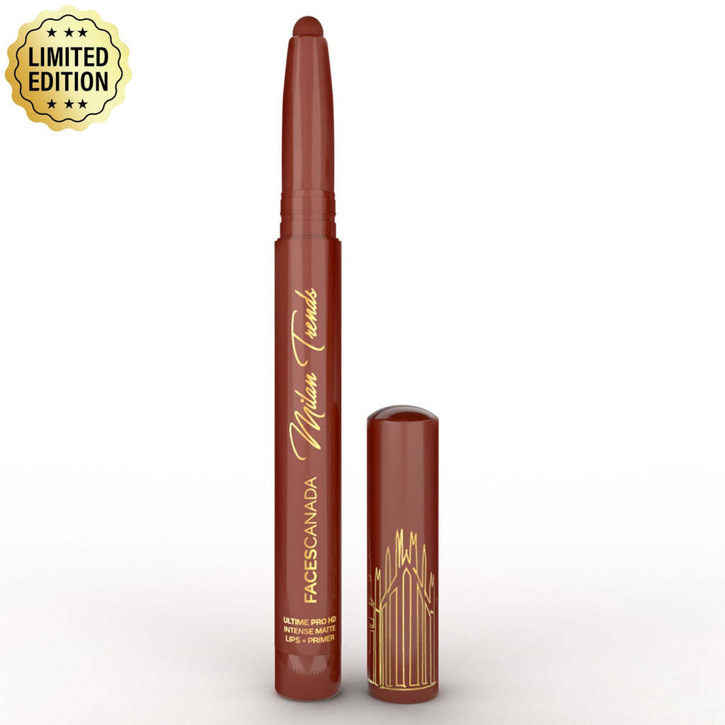 Faces Canada Ultime Pro HD Intense Matte Lips + Primer - GOAT N10, 9HR Long Stay