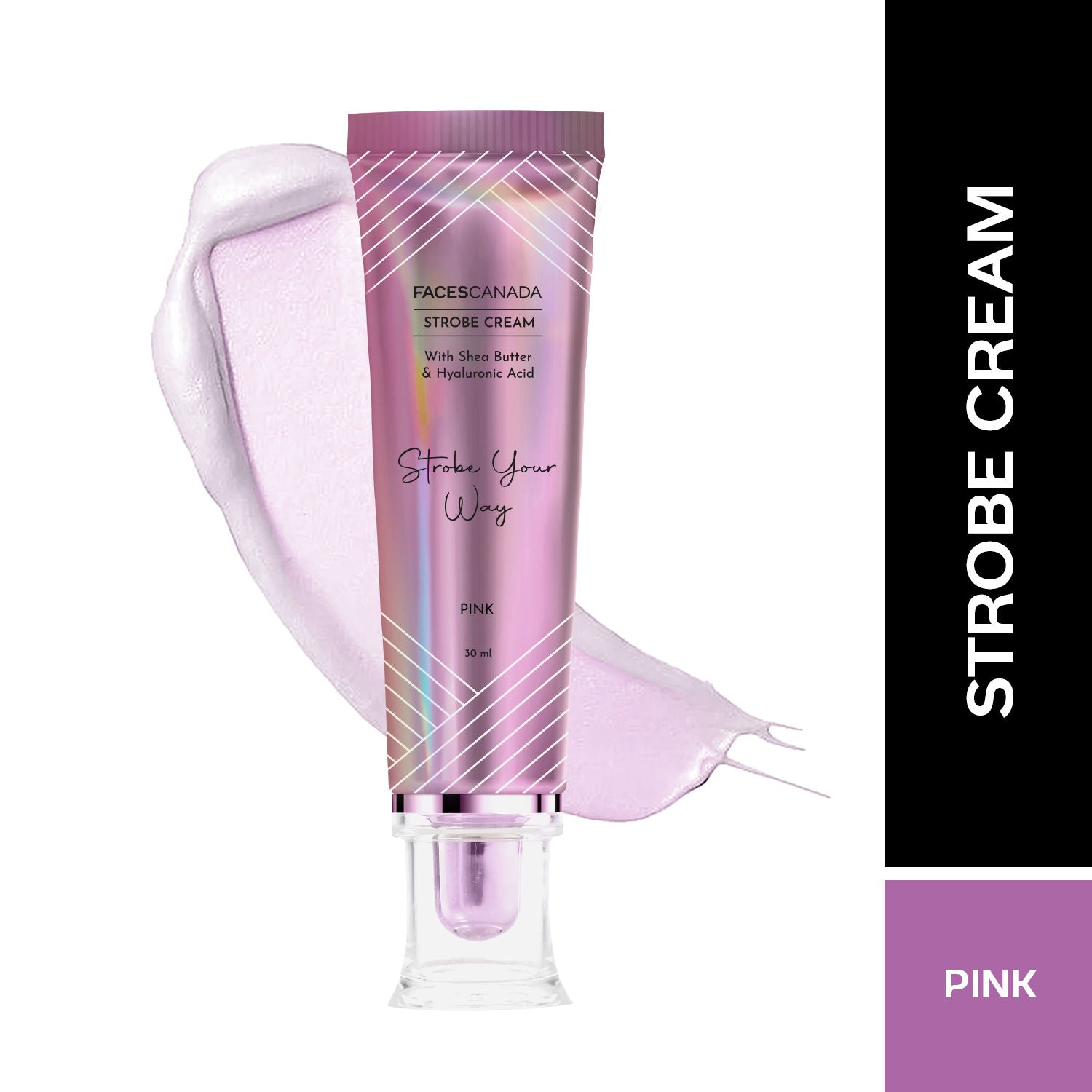 Faces Canada Strobe Cream Primer + Highlighter + Moisturizer With Hyaluronic Acid