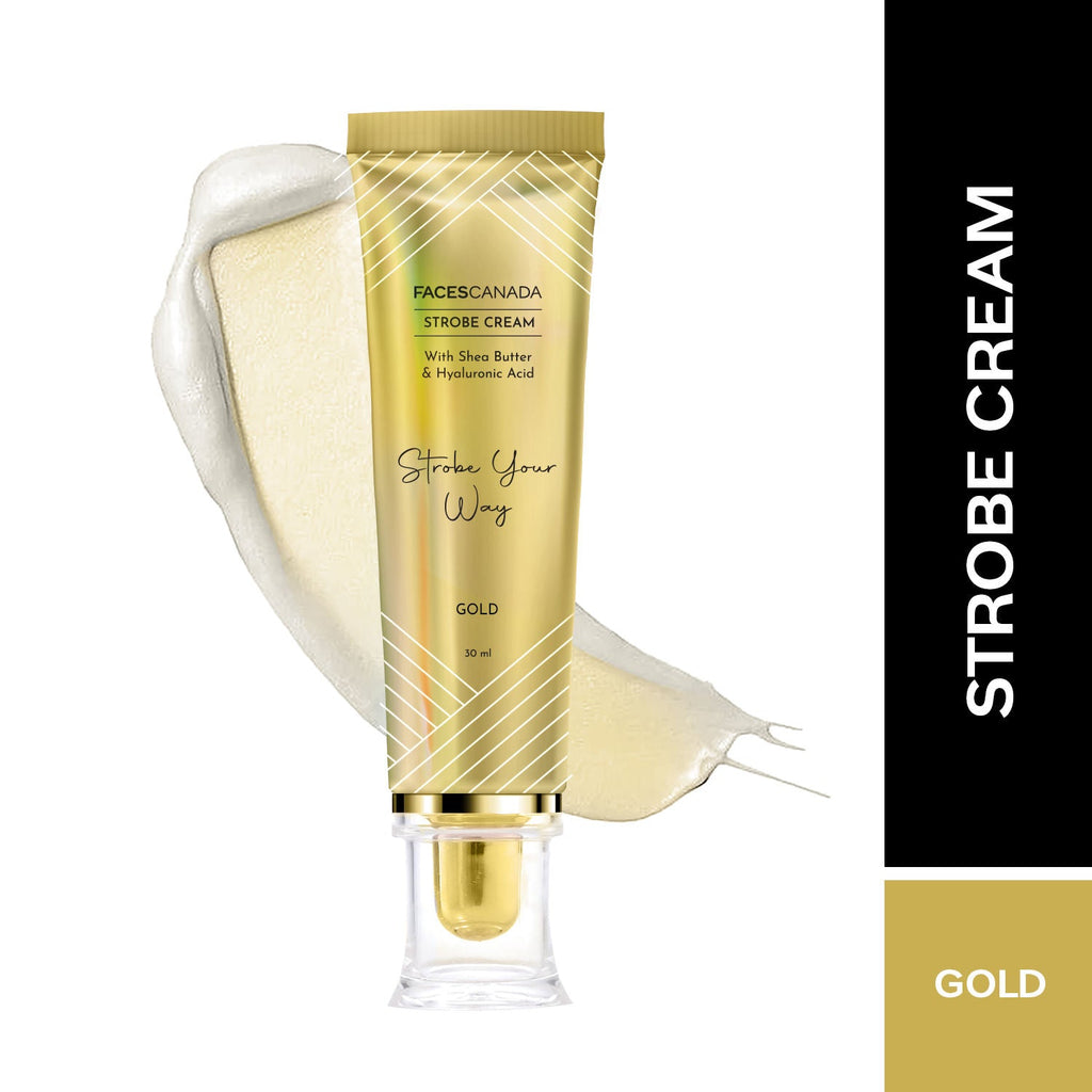 Faces Canada Strobe Cream Primer + Highlighter + Moisturizer With Hyaluronic Acid