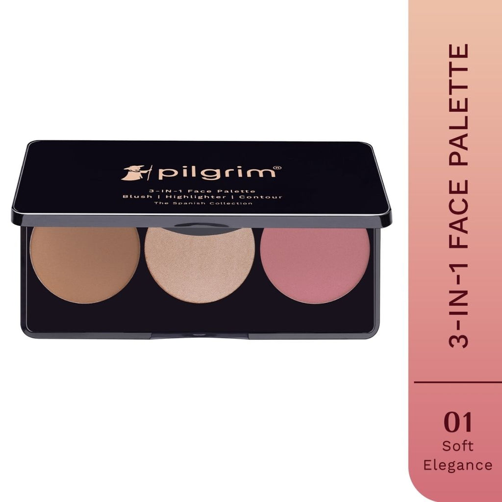 Pilgrim 3-in-1 Face Palette