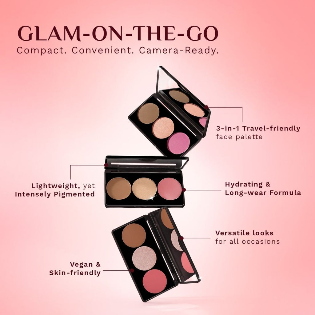 Pilgrim 3-in-1 Face Palette