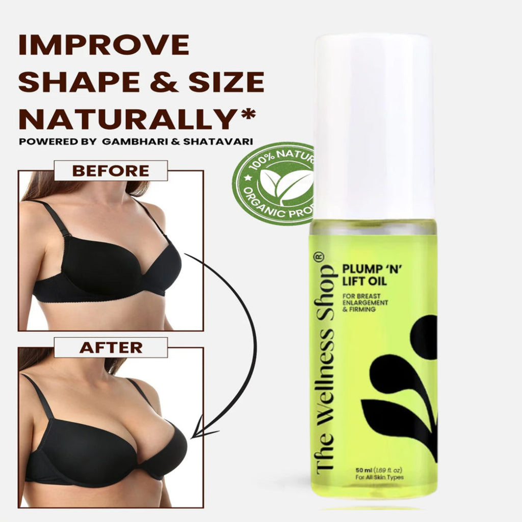The Wellness Shop Plump 'N' Lift Oil for Breast Enlargement and Firming