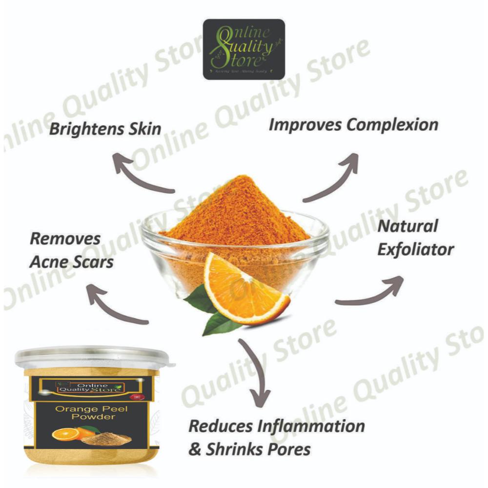 Online Quality Store Orange Peel Powder For Skin Whitening