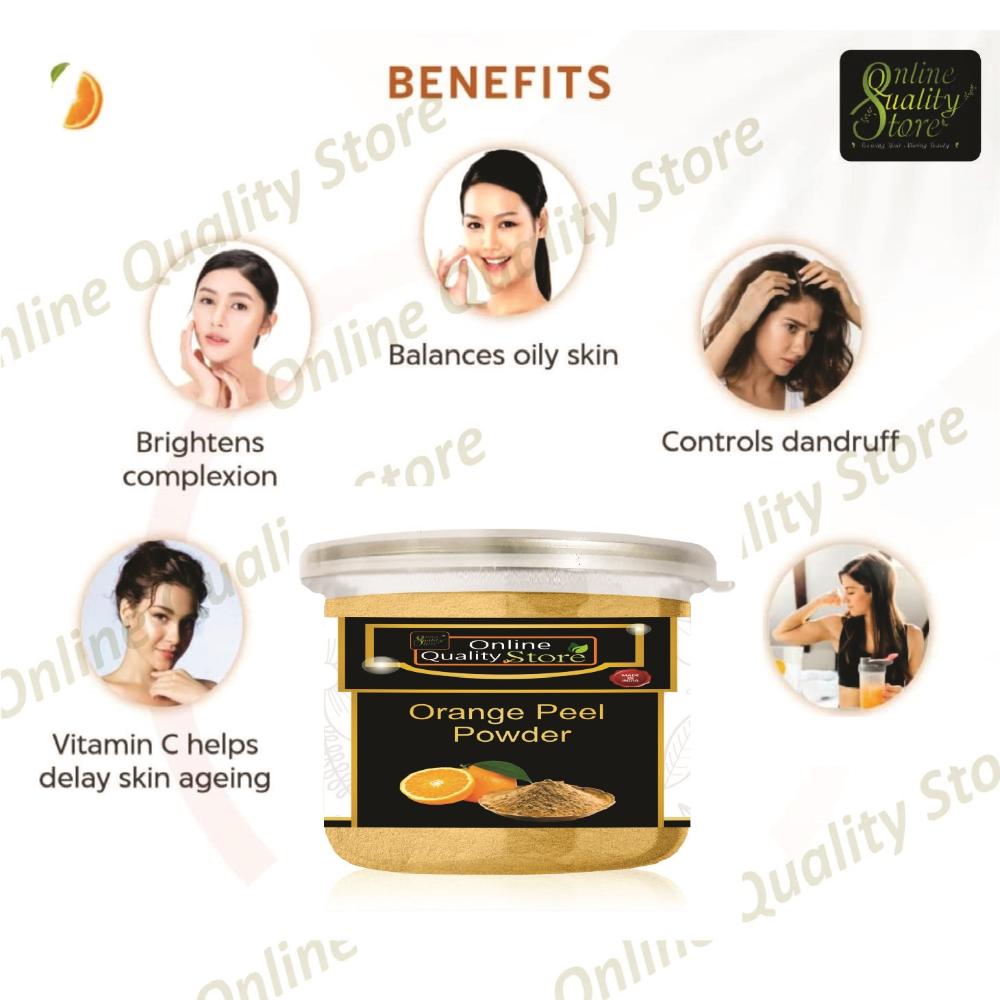 Online Quality Store Orange Peel Powder For Skin Whitening
