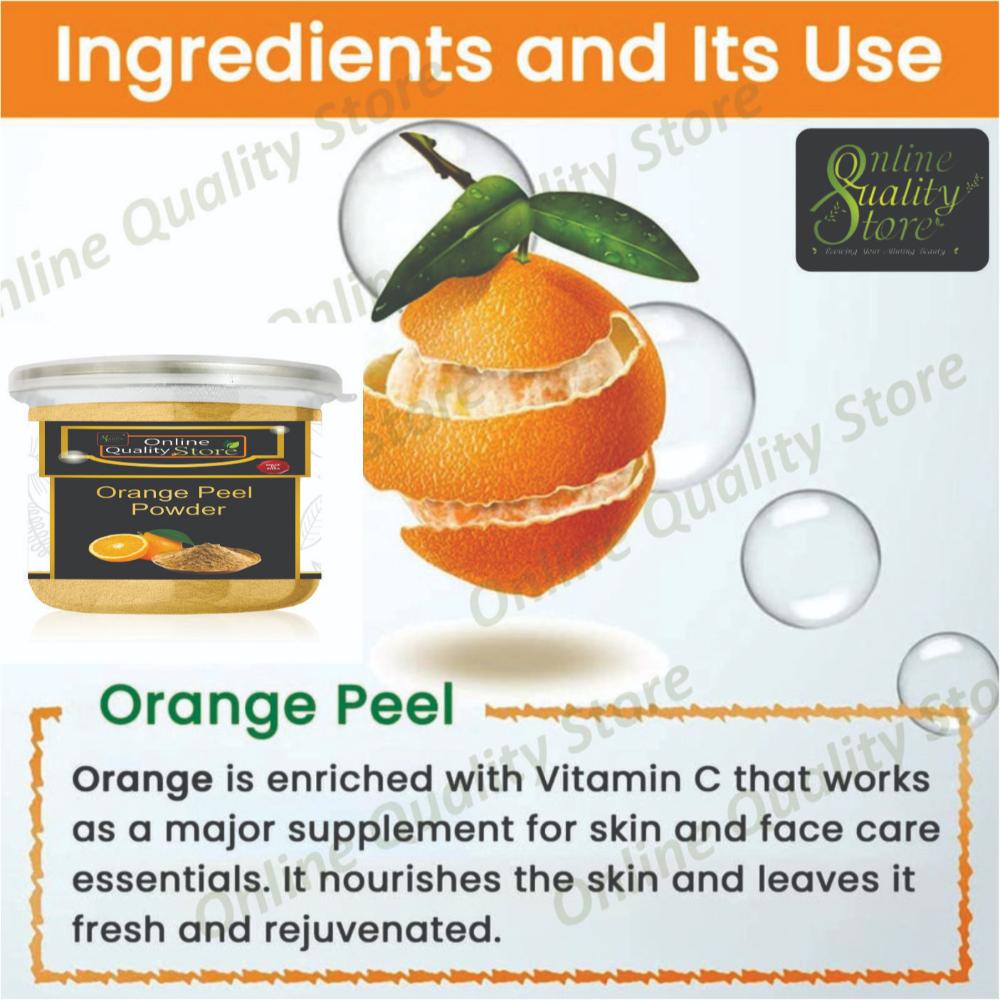 Online Quality Store Orange Peel Powder For Skin Whitening