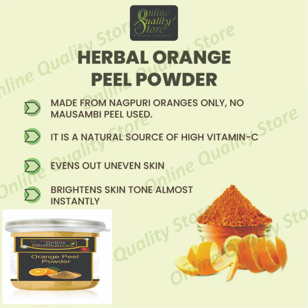 Online Quality Store Orange Peel Powder For Skin Whitening