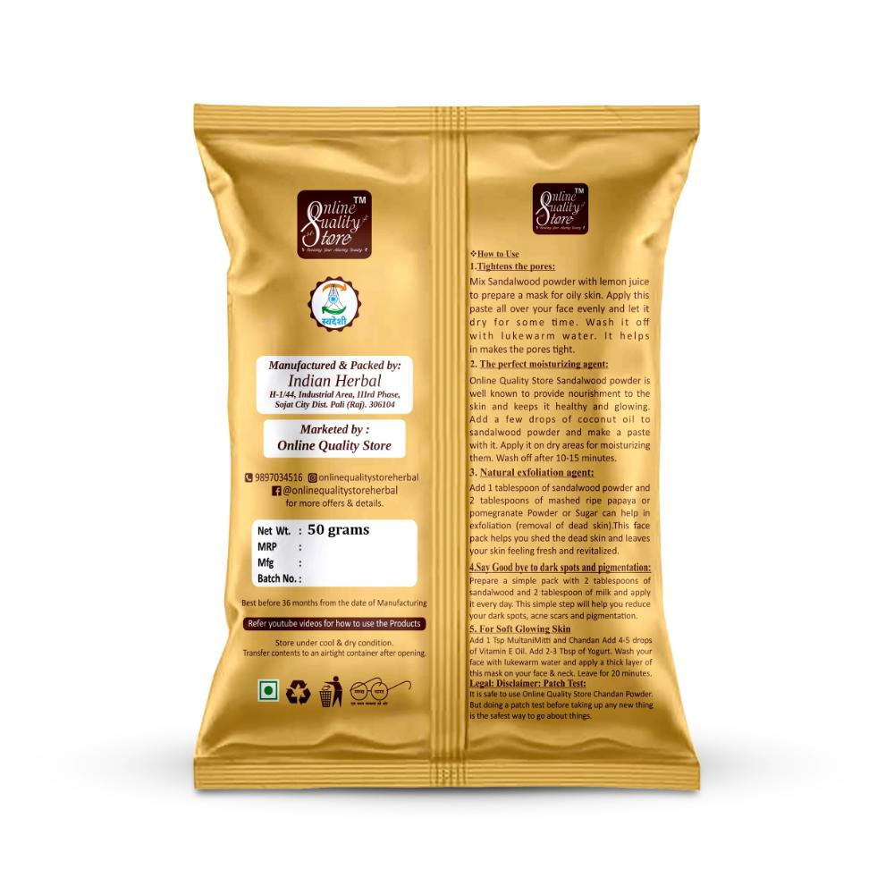 Online Quality Store Chandan Powder For Face