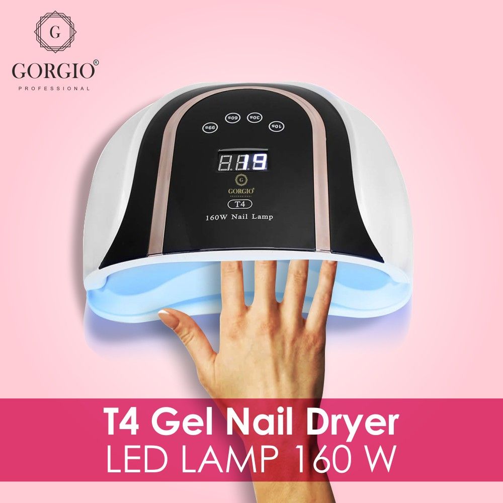 Gorgio Professional T4 Nail Gel Dryer Led Lamp ( Colour / Shape May Vary )