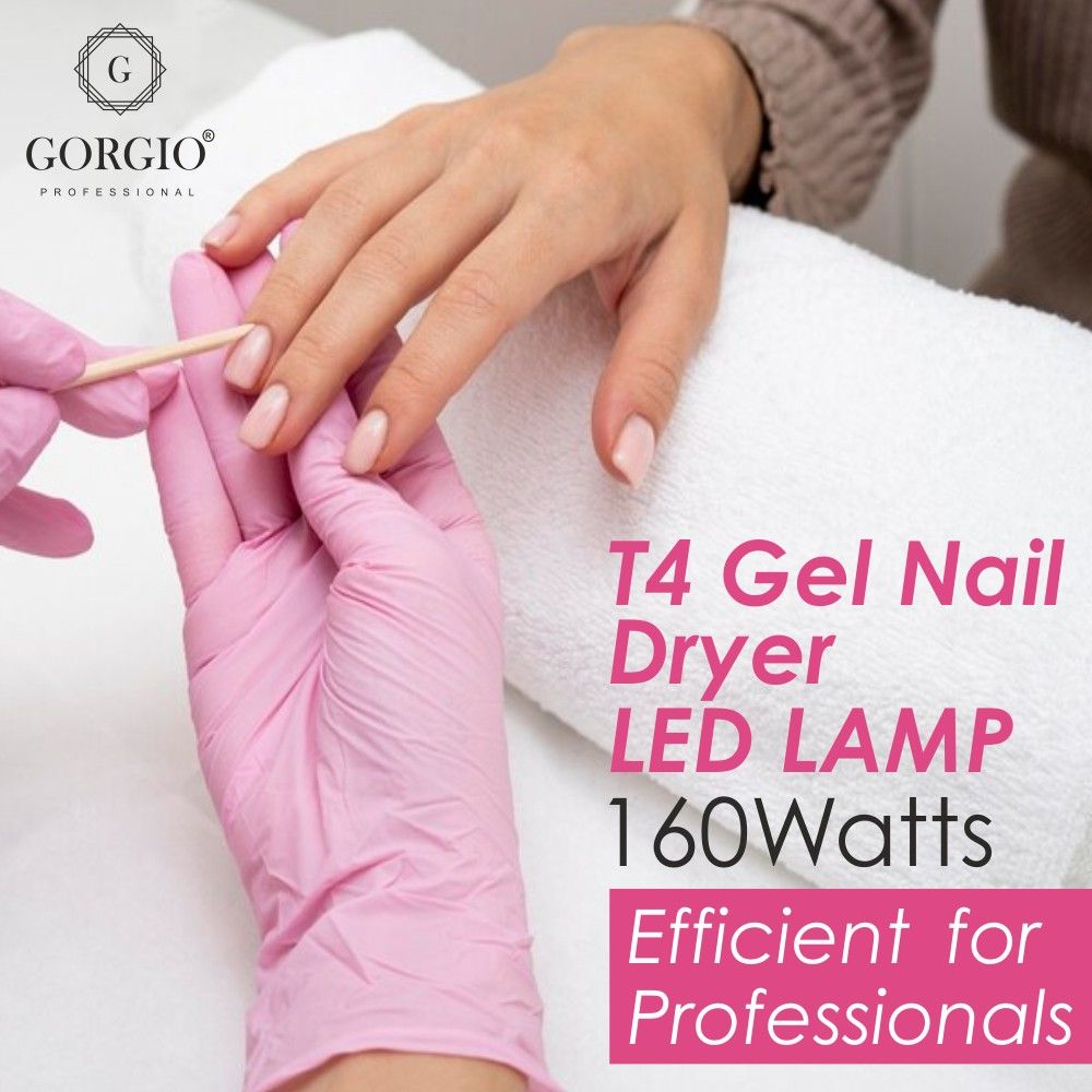 Gorgio Professional T4 Nail Gel Dryer Led Lamp ( Colour / Shape May Vary )