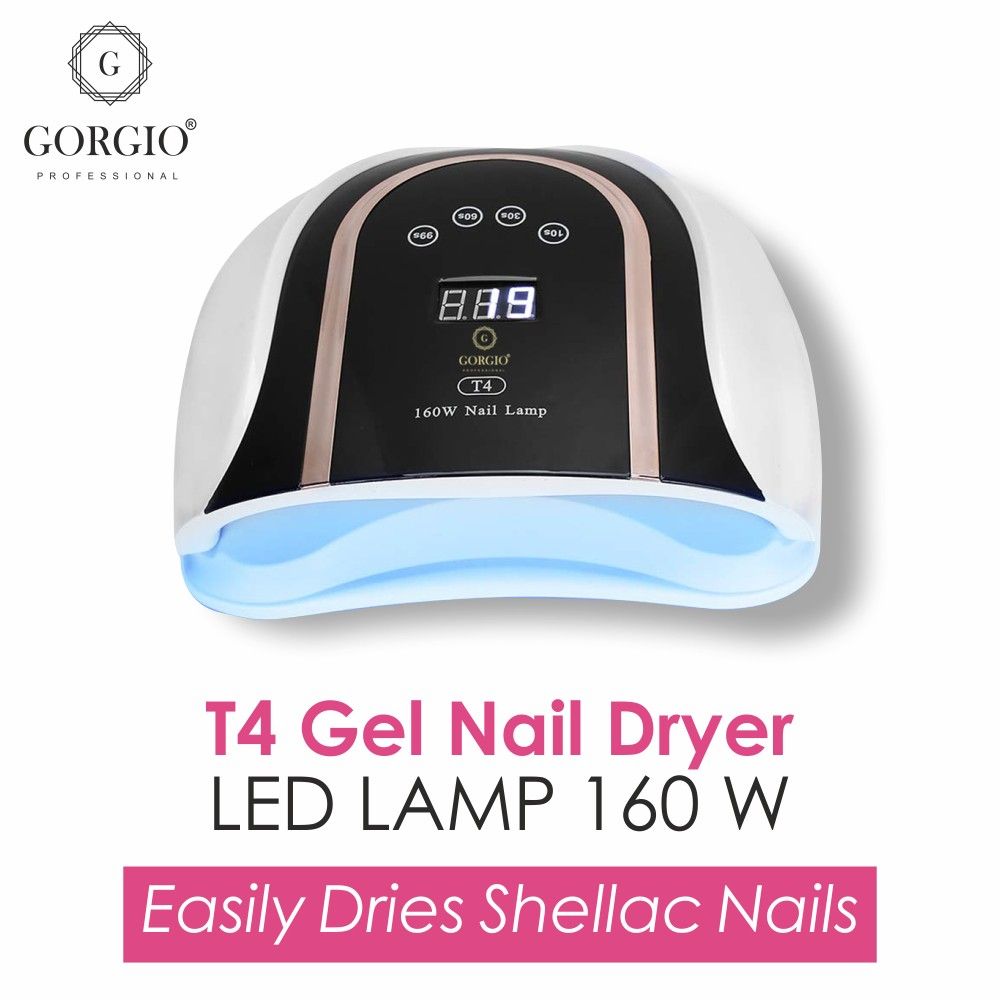 Gorgio Professional T4 Nail Gel Dryer Led Lamp ( Colour / Shape May Vary )