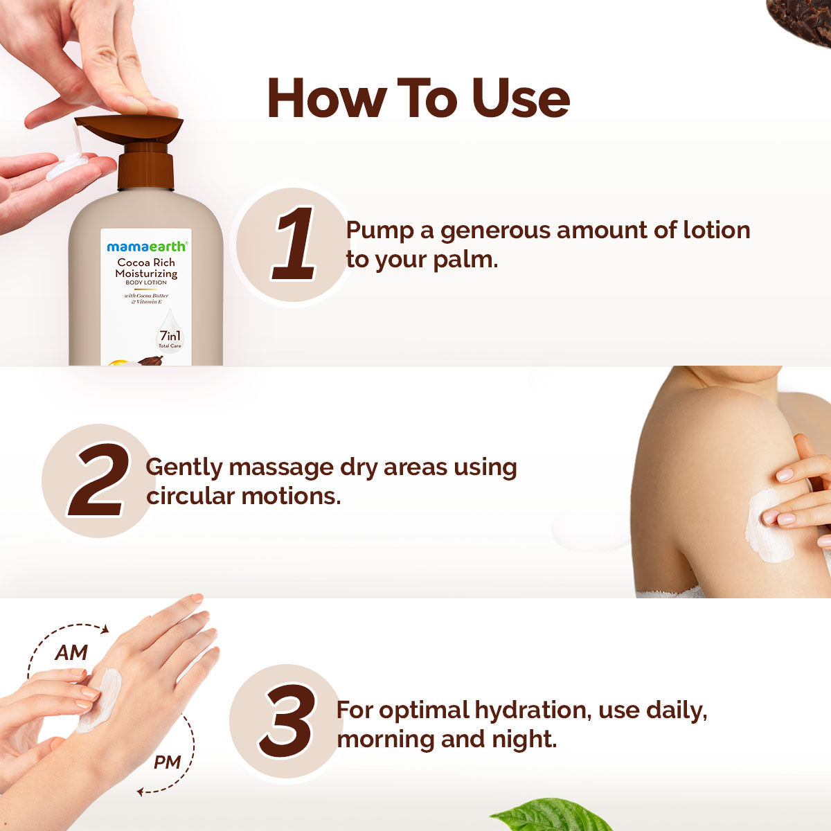 Mamaearth Cocoa Rich Moisturizing Body Lotion