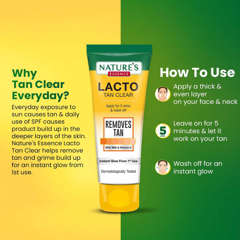 Nature's Essence Lacto Tan Clear Removes Tan