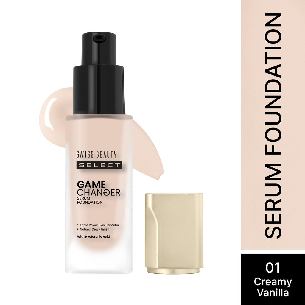 Swiss Beauty Select Game Changer Serum Foundation With Natural and Dewy Finish