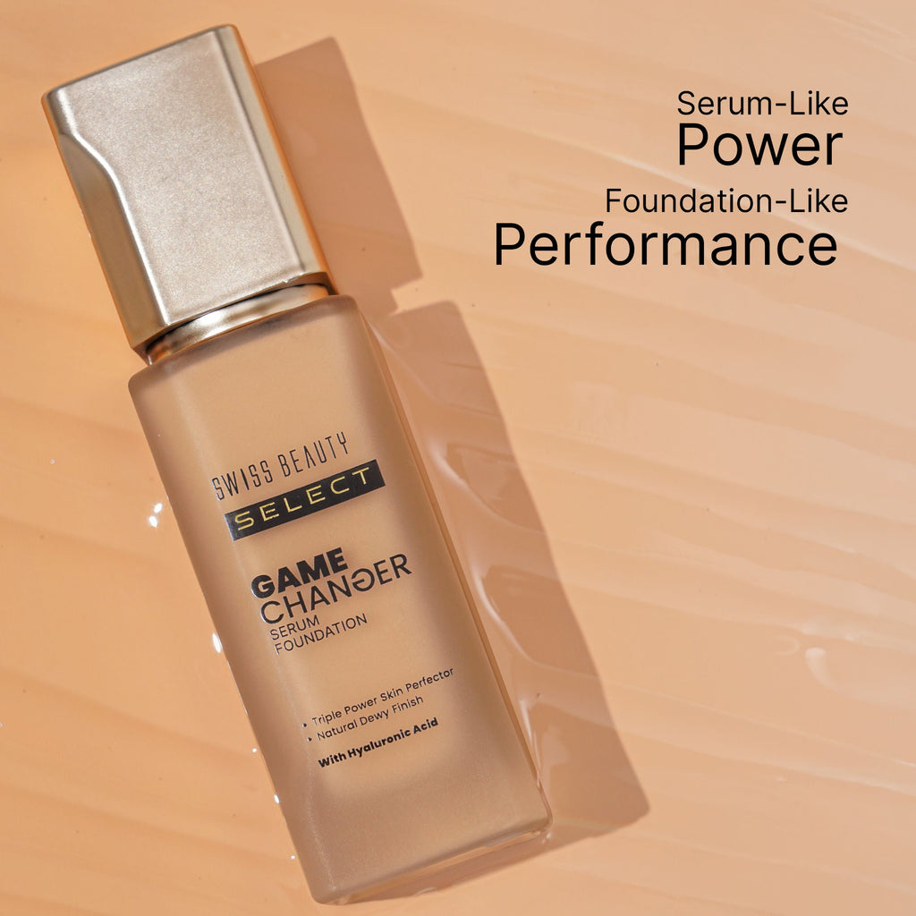 Swiss Beauty Select Game Changer Serum Foundation With Natural and Dewy Finish