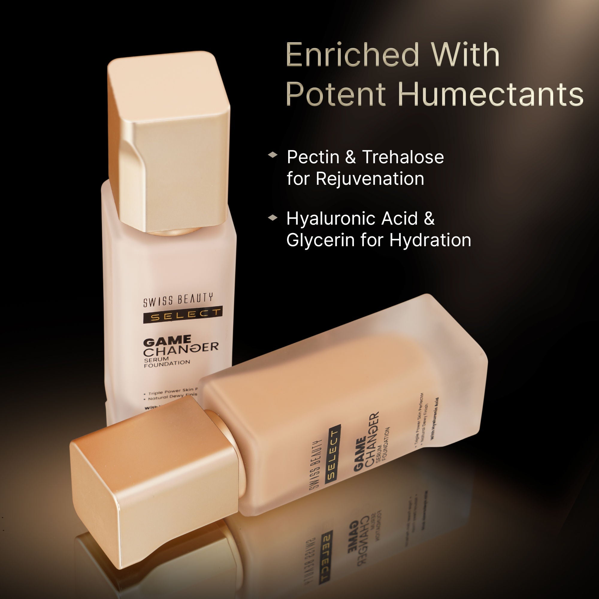 Swiss Beauty Select Game Changer Serum Foundation With Natural and Dewy Finish