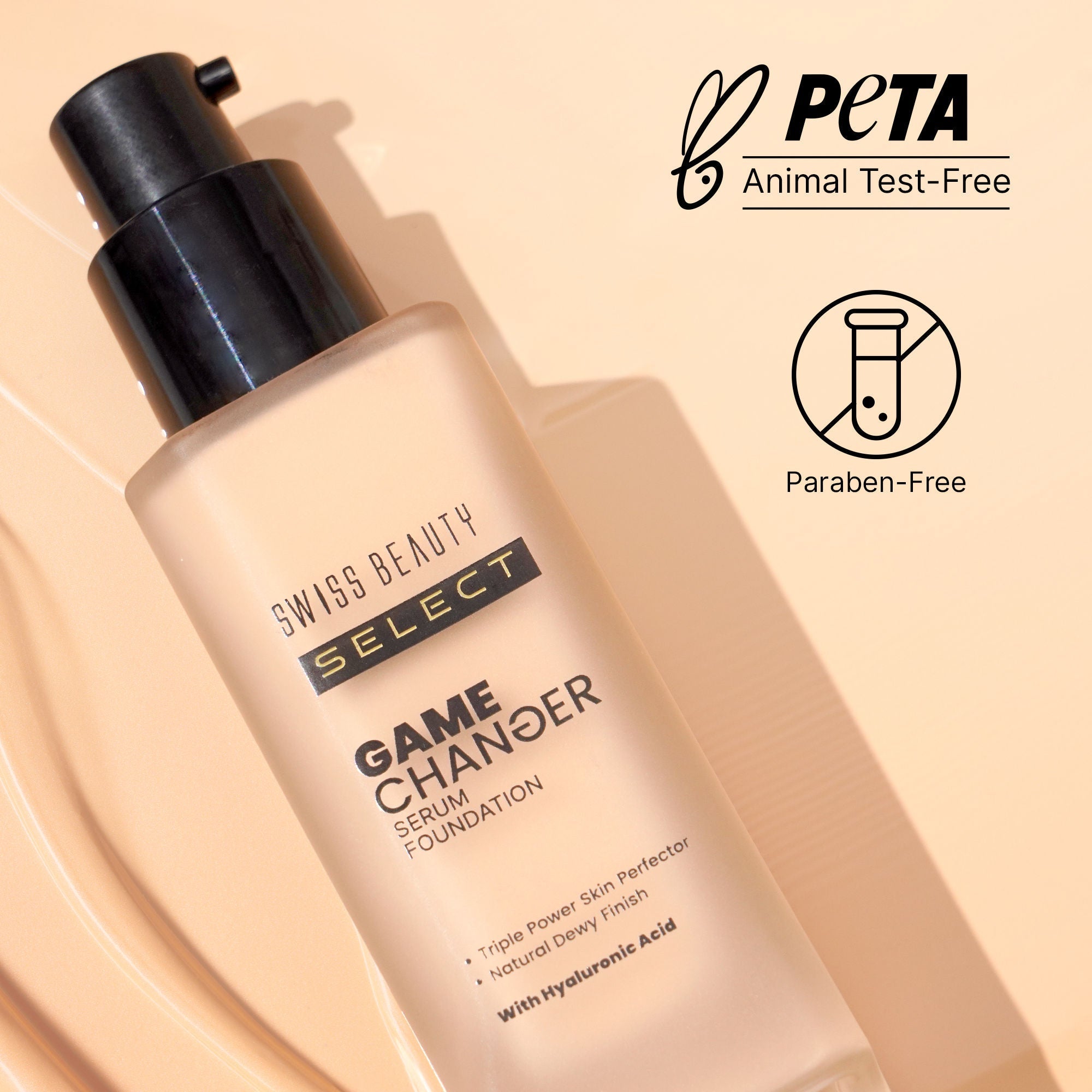 Swiss Beauty Select Game Changer Serum Foundation With Natural and Dewy Finish