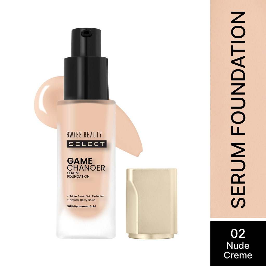 Swiss Beauty Select Game Changer Serum Foundation With Natural and Dewy Finish