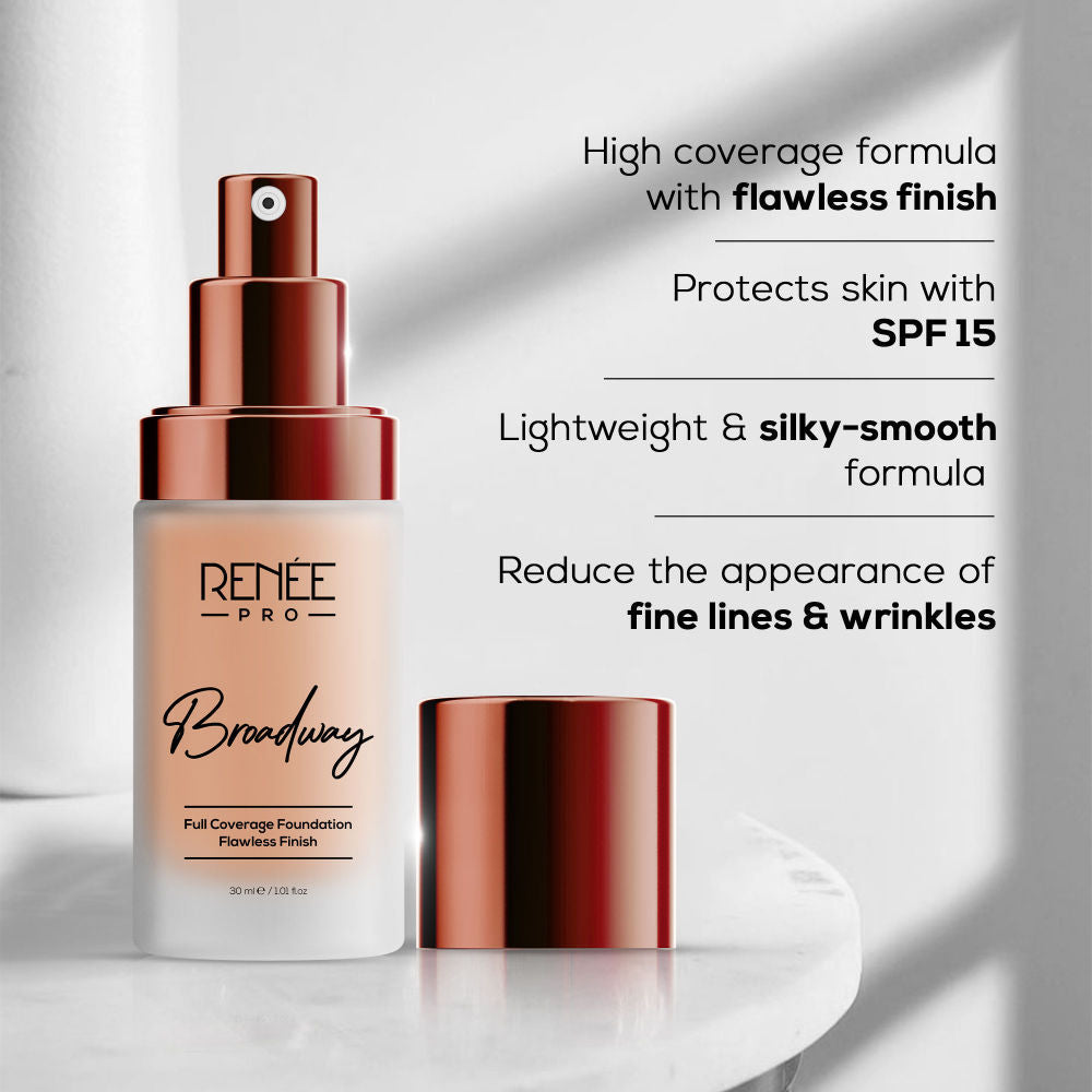 Renee Cosmetics Pro Broadway Liquid Full Coverage Foundation