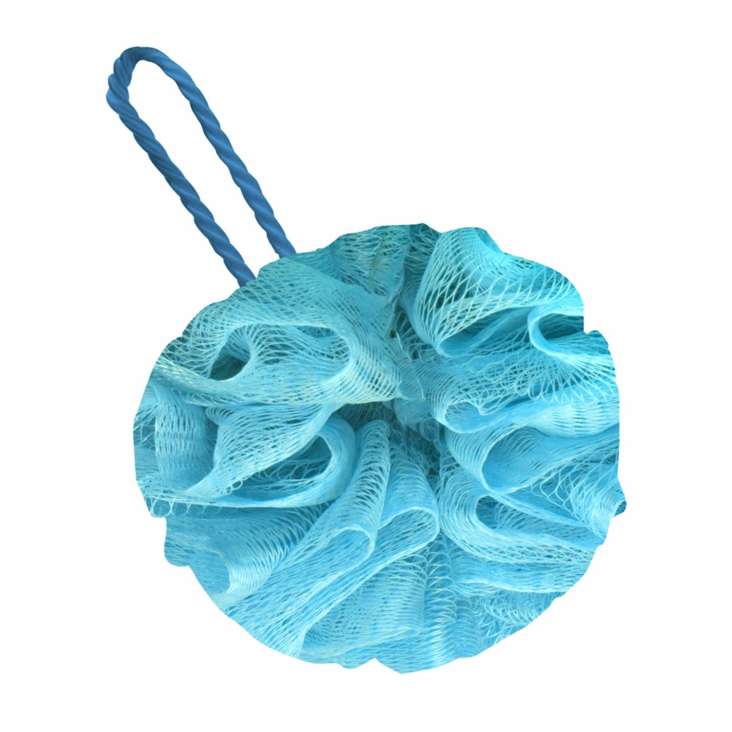 GUBB Luxe Gently Exfoliating Bath Sponge Round Loofah For Women & Men - Arctic