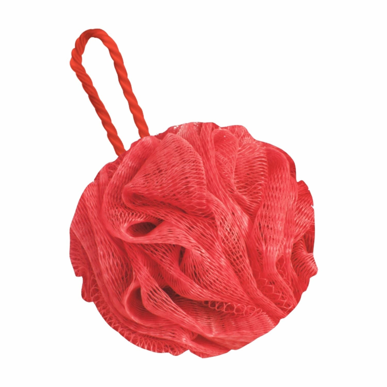 GUBB Luxe Bath Sponge Round Loofah For Women & Men - Coral