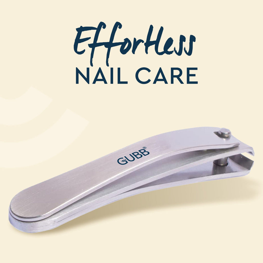 GUBB Curved Nail Clipper For Men & Women, Stainless Steel Nail Cutter