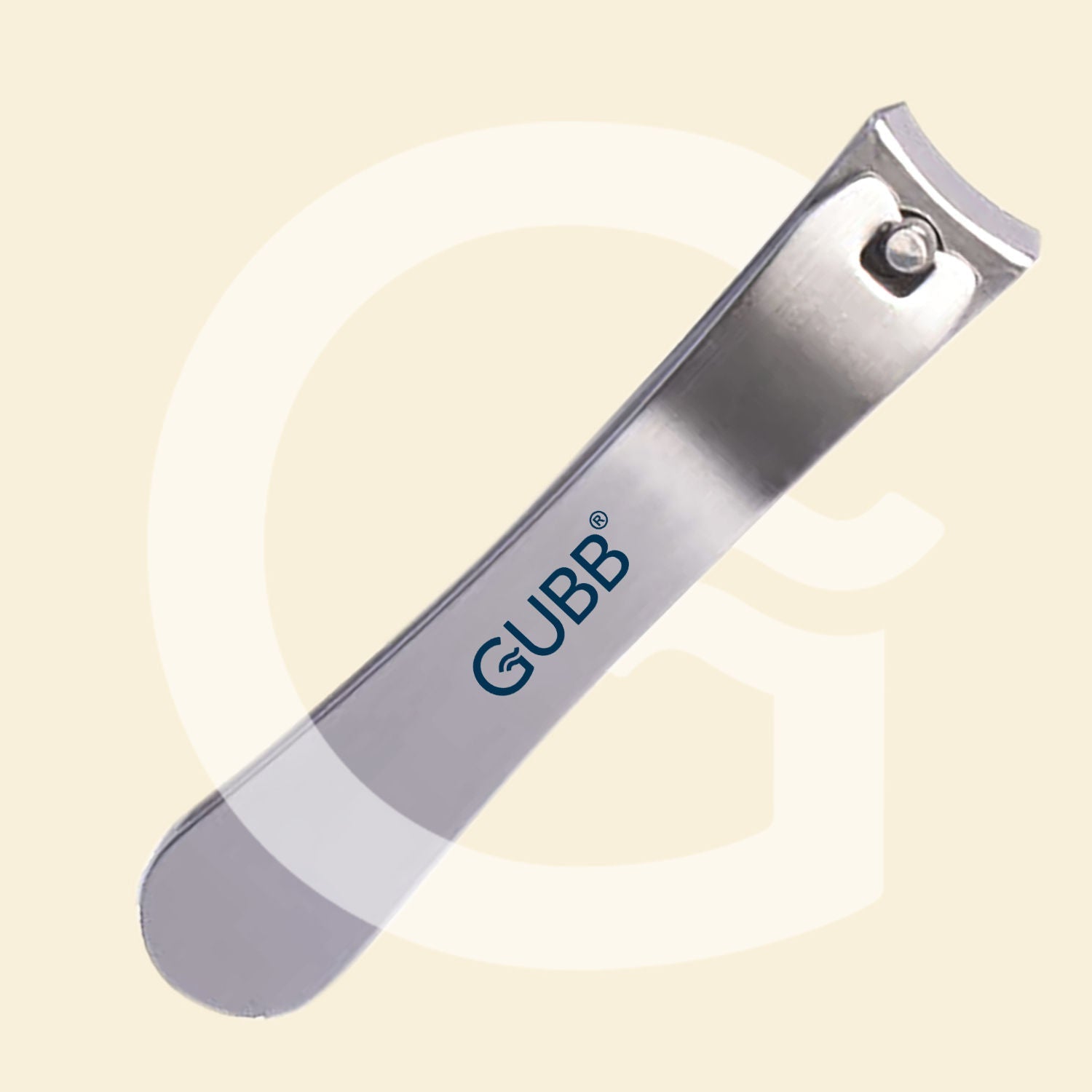 GUBB Curved Nail Clipper For Men & Women, Stainless Steel Nail Cutter