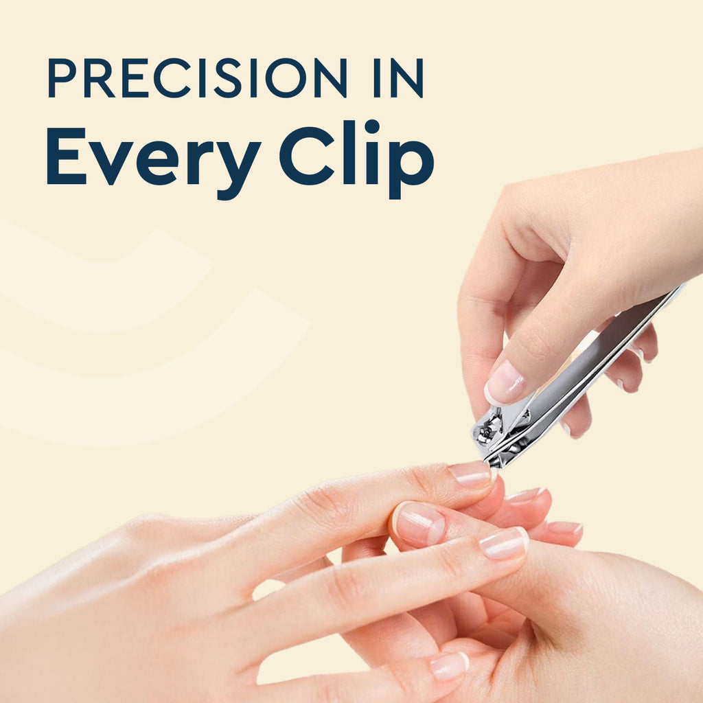 GUBB Curved Nail Clipper For Men & Women, Stainless Steel Nail Cutter