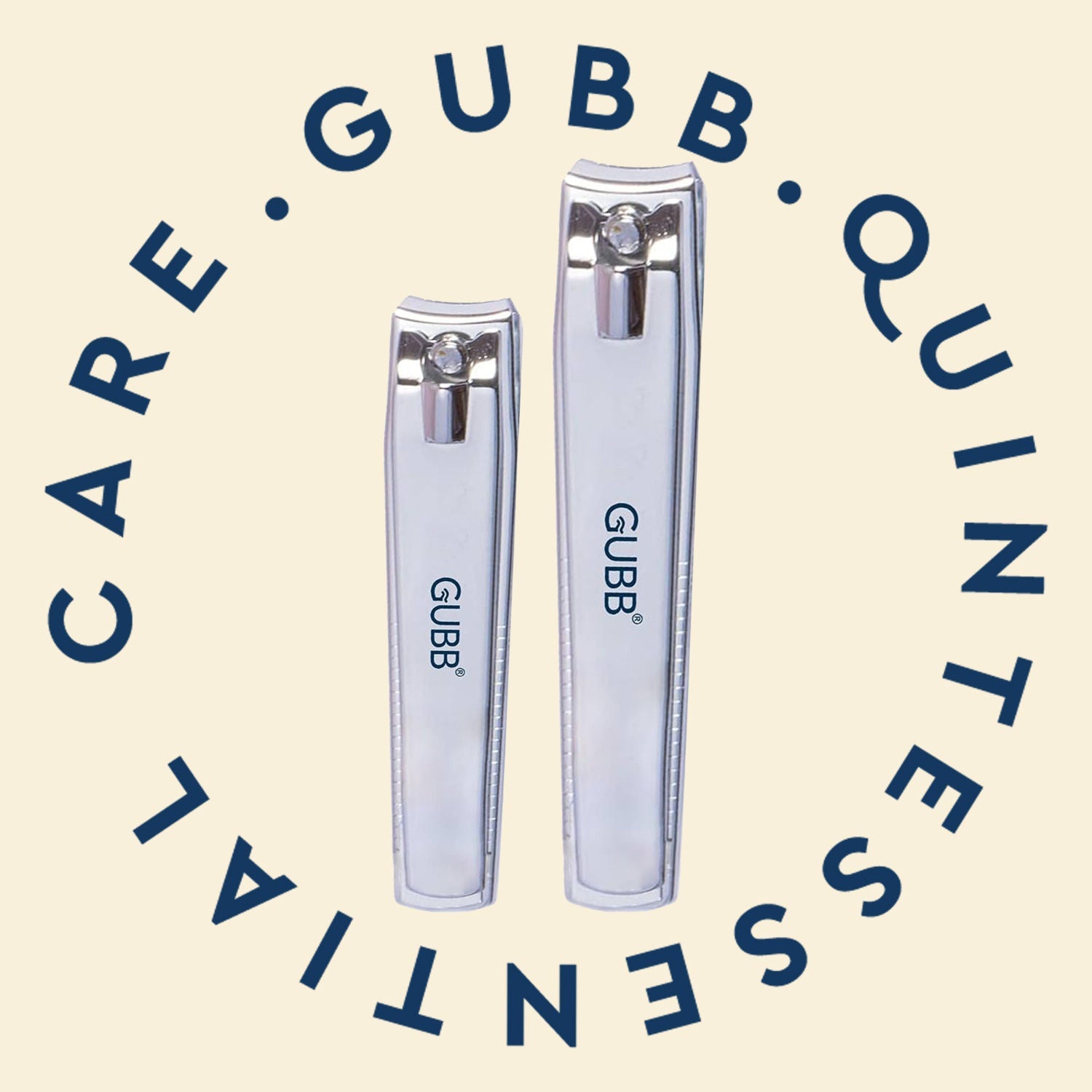 GUBB Nail Cutter Set For Women & Men Toe Nail Clipper & Finger Nail Cutter (Large & Medium)