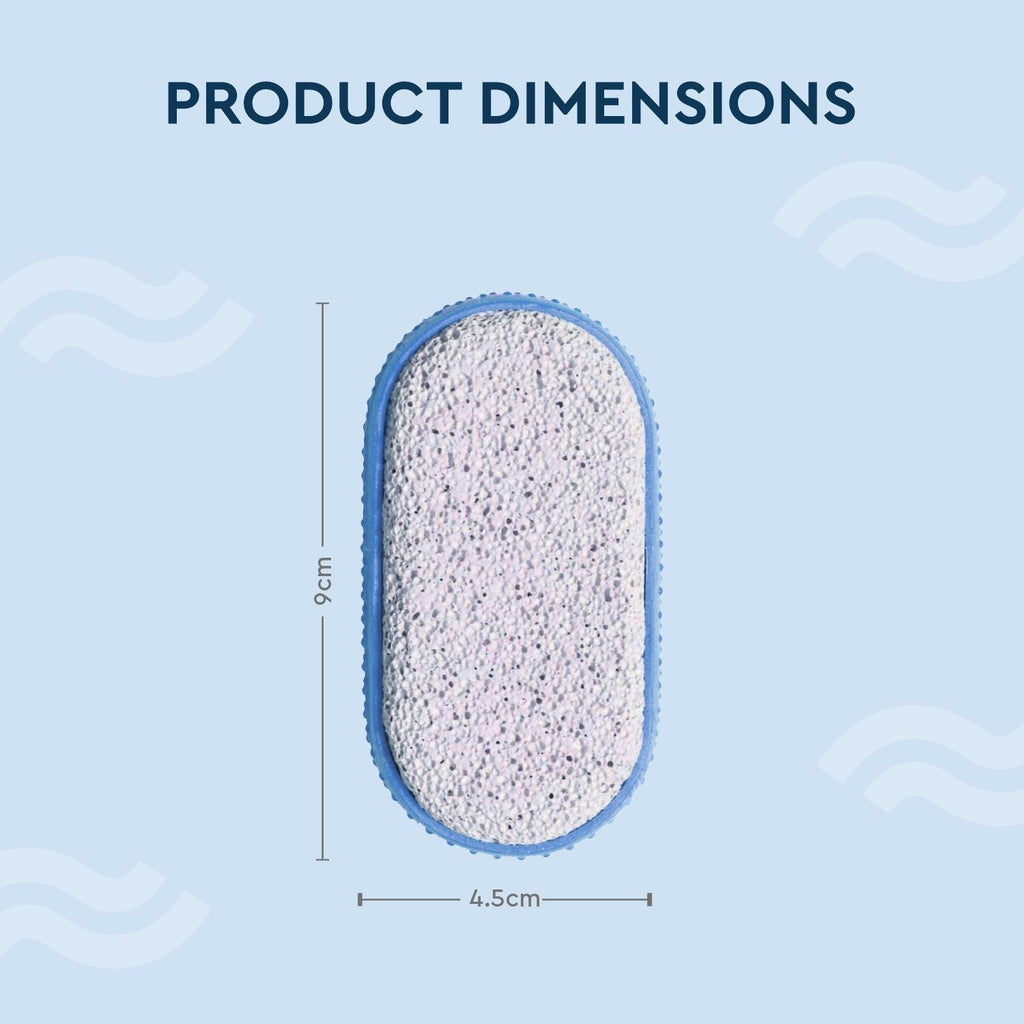 GUBB Pumice Stone For Feet Dead Skin Removal, Pedicure Tool With Rubber Grip