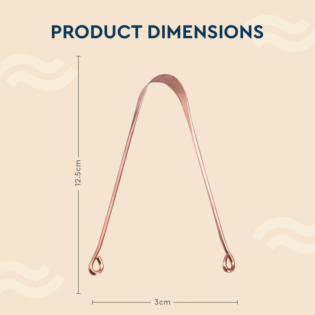 GUBB Copper Tongue Cleaner (round)