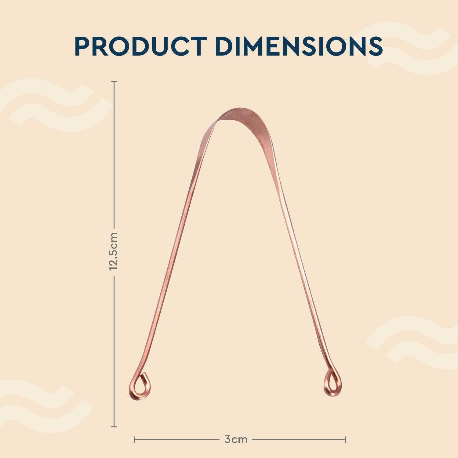 GUBB Copper Tongue Cleaner (round)
